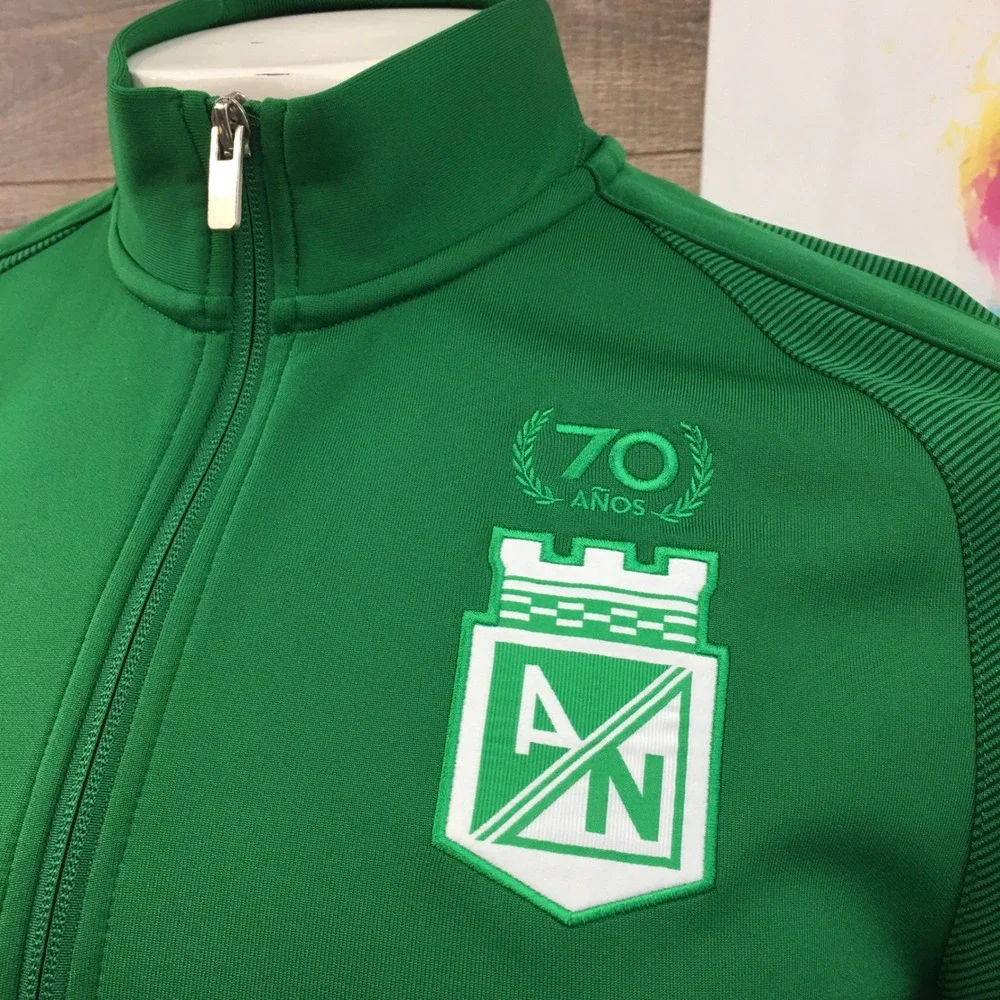 Vintage Y2K Nike Atletico Nacional‎ Track Jacket AN 70 Anos Full Zip Mens Size M